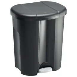 Koš za odpadke TRIO 2 × 15 l + 1 × 10 l / črn
