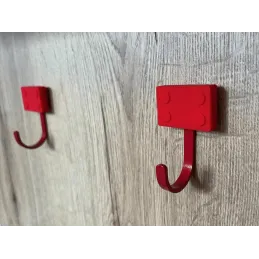 Otroški obešalnik LEGO / Rdeč