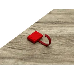Otroški obešalnik LEGO / Rdeč