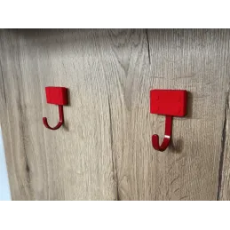 Otroški obešalnik LEGO / Rdeč