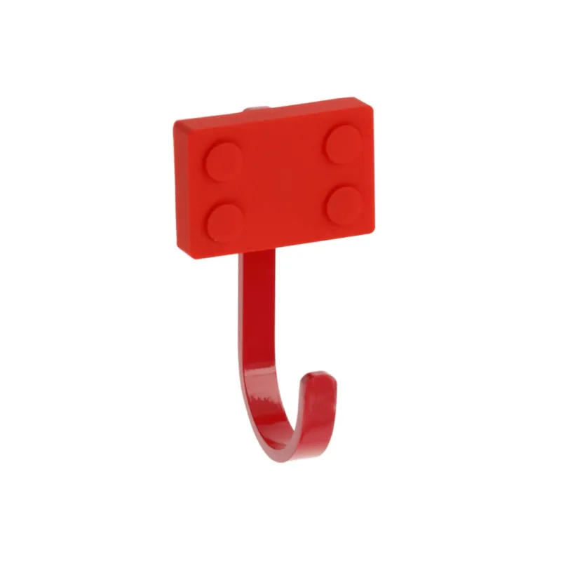 Otroški obešalnik LEGO / Rdeč