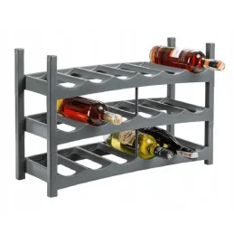 Vinski regal ELEGANCIA / Siva