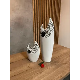 Keramična vaza MAGIC / Bela