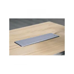 Izvlečna električna vtičnica OTIO DESK 3x230V + 2xUSB-polnjenje / imitacija nerjavnega jekla