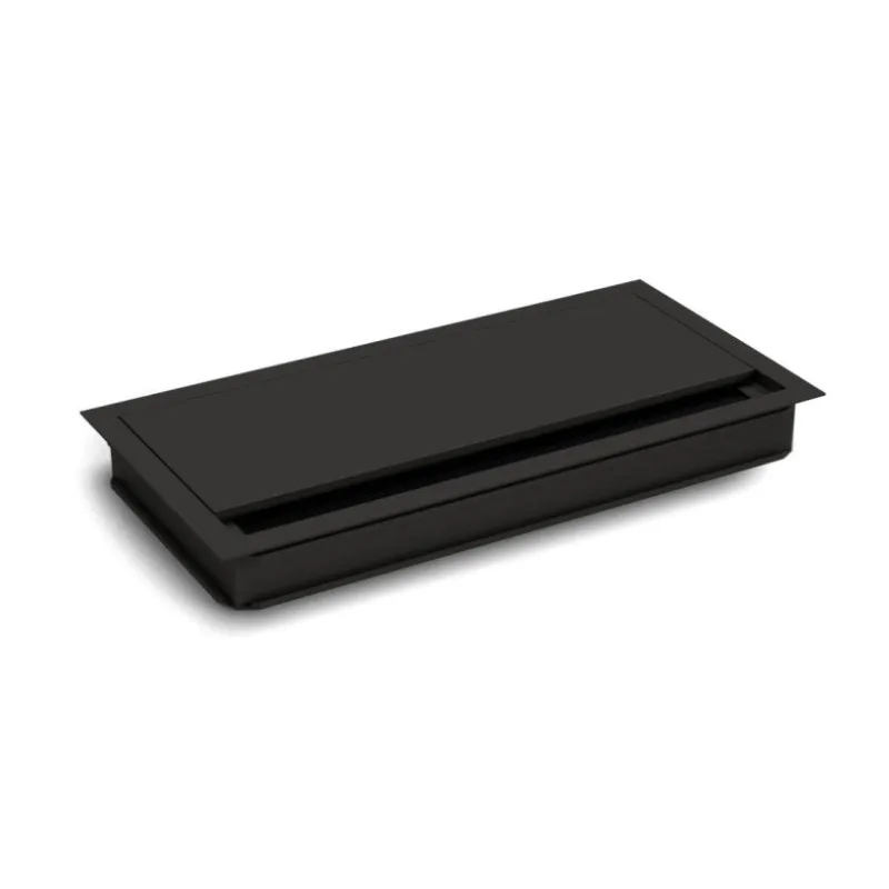 Kabelska uvodnica VIDAL 240 x 120 mm z blaženjem / Črna