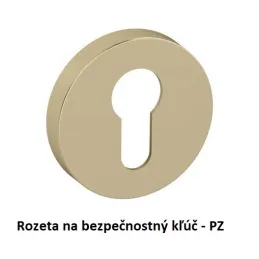 Ročna kljuka z rozeto BRIA / Mat zlata