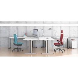 Noga namizne konstrukcije Desk Bar TEMPO T 600 / siva