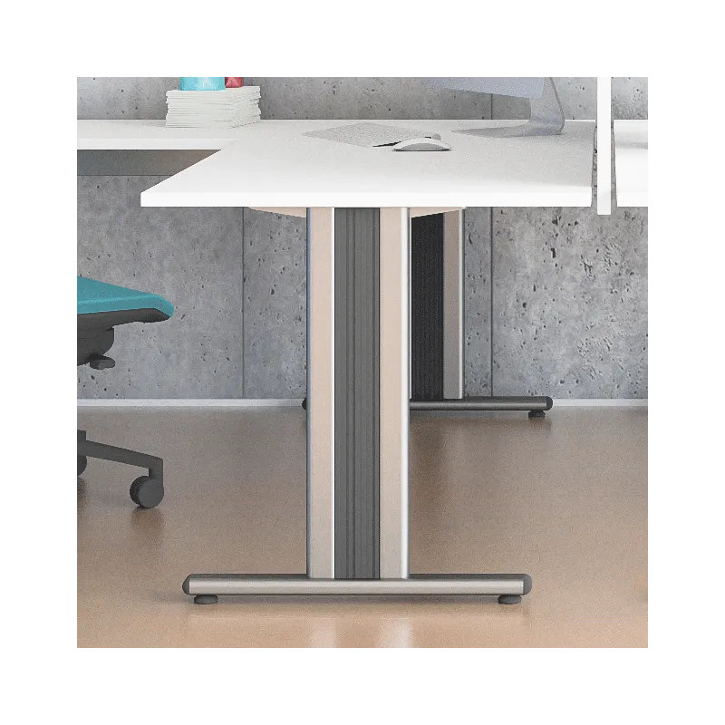 Noga namiznega ogrodja Desk Bar TEMPO T 400 / siva