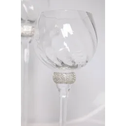 Komplet svečnikov na pecljih EXCLUSIVE / Prozoren