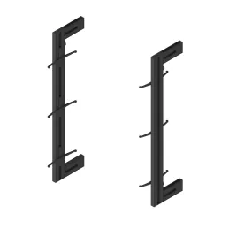 Modularni regalni sistem ZERO 900 mm / Mat črna