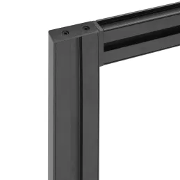 Modularni garderobni sistem ZERO 2115 mm – 2 pokončna nosilca / mat črna
