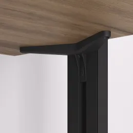 Komplet ročajev za omarico za modularni garderobni sistem ZERO / Mat črna