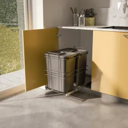 Izvlečni koš za odpadke LIMITE 70L / Antracit