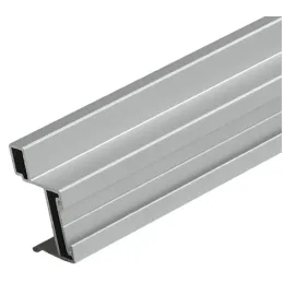 Komplet okovja za dvojna drsna vrata MODERN W RAMA – 2 m / aluminij