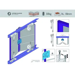 Zgornje–spodnje vodilo SMART 6660 / aluminij