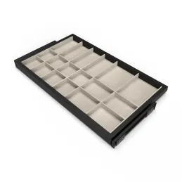 Izvlečni organizator za dodatke z blaženjem NEXUS 760–794 mm / Mat črna