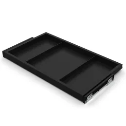 Izvlečna polica z blaženjem NEXUS 760–794 mm / Mat črna
