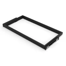 Izvlečni obešalnik za hlače z blaženjem NEXUS 560–594 mm / Mat črna