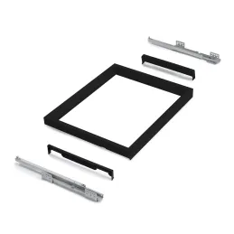 Izvlečni obešalnik za hlače z blaženjem NEXUS 560–594 mm / Mat črna