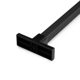 Izvlečni obešalnik za hlače z blaženjem NEXUS 560–594 mm / Mat črna