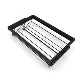 Izvlečno stojalo za čevlje z blaženjem NEXUS 760–794 mm / mat črna
