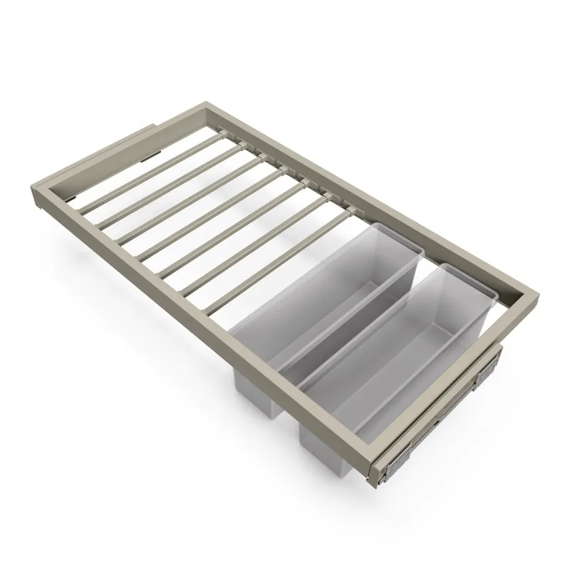Izvlečni obešalnik za hlače z blaženjem NEXUS 860–894 mm / Bež barva