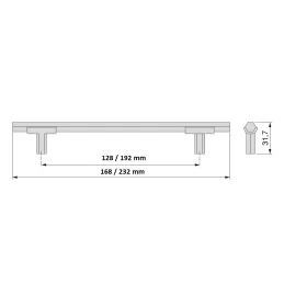 Ročaj OSAKA / Baker – črn