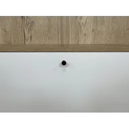 Gumbast ročaj TEO / Mat črna