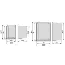 Organizator za kopalniški predal TIDY XL – 6 škatel / antracit