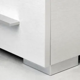 Plastična nogica ALUMIX Mini 120 / Siva