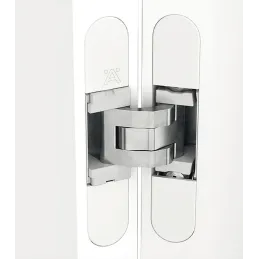 3D skriti tečaj za vrezovanje za skrita vrata debeline od 18 mm / Siv