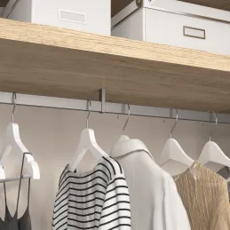 Sredinski nosilec za obešalno palico LUXE / Bežna