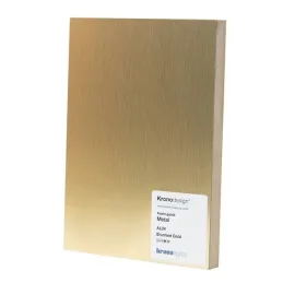 MDF-plošča KRONOSPAN s kovinskim laminatom Zlat brušen AL04/6055