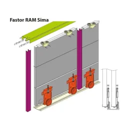Zgornji/spodnji kolešček FASTOR RAM FLAT