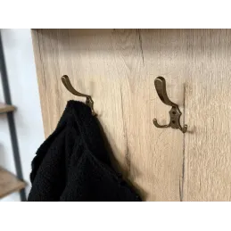 Obešalnik MIKEL XL / Medeninasta patina