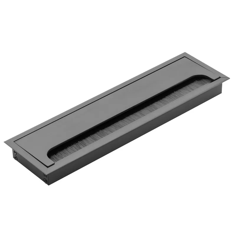 Prehod za kable MERIDA 280 x 80 mm / Črna