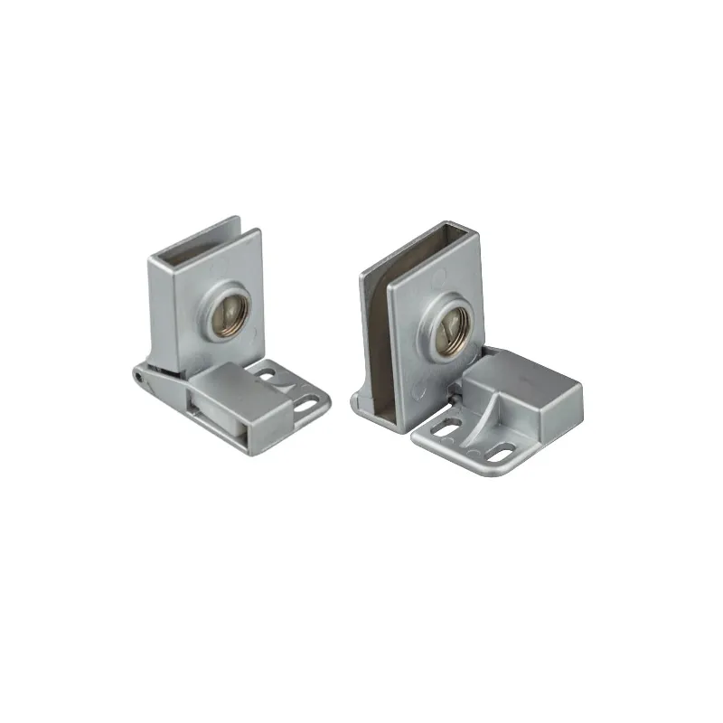 Zavesa za steklena vrata UNION brez vrtanja – Par / Aluminij