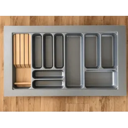 Držalo za nože za jedilniški predal ORGA TRAY / Lakirana bukev