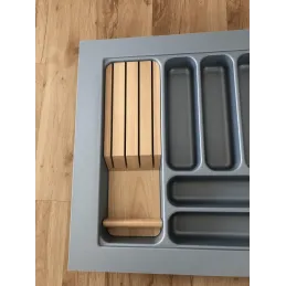Držalo za nože za jedilniški predal ORGA TRAY / Lakirana bukev