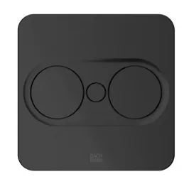Električna vtičnica Twist square 1x 230 V + USB A-C / mat črna