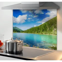 Steklena zaščitna plošča za kuhalno ploščo 600 mm / Panoráma