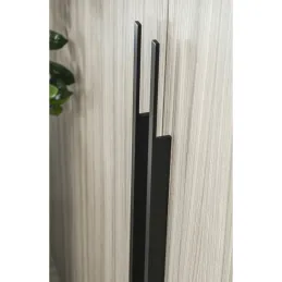 Garderobni ročaj MERCUR 1100 mm / črna brušena