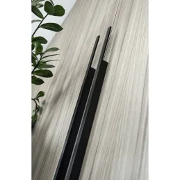 Garderobni ročaj MERCUR 1100 mm / črna brušena