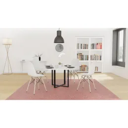 Namizna konstrukcija EMPORIO / Mat črna