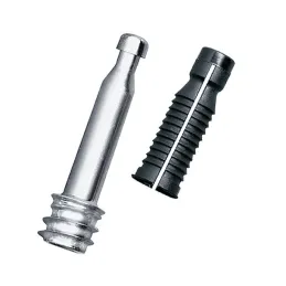 Spojni zatič za skrite spoje z moznikom KNAPP 8 mm / Črn - 10 kosov