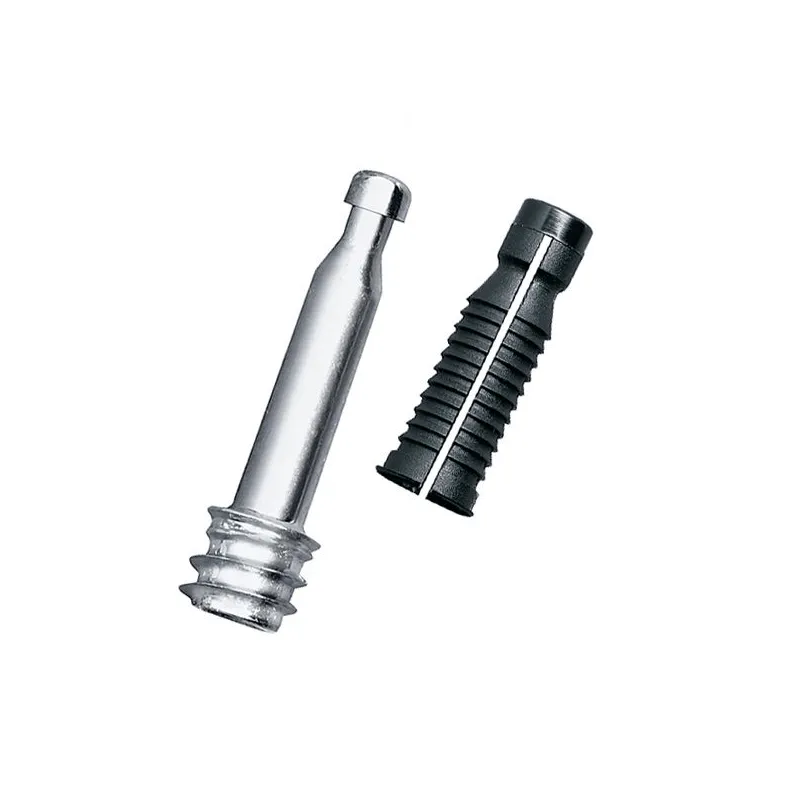 Spojni zatič za skrite spoje z moznikom KNAPP 8 mm / Črn - 10 kosov