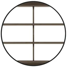 Plastična prezračevalna rešetka 458 x 65 mm / Rjava