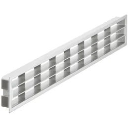 Plastična prezračevalna rešetka 458 x 65 mm / Mat krom