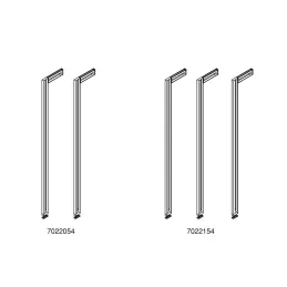 Modularni garderobni sistem ZERO 2115 mm – 2 pokončna nosilca / Bežova