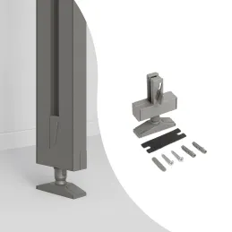 Komplet stropnih nosilcev za modularni garderobni sistem ZERO / Bežna